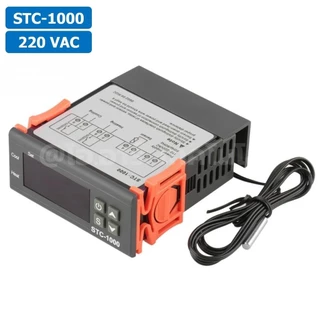 STC-1000 12VDC/24VDC/220VAC เครื่องควบคุมอุณหภูมิ Digital Temperature Controller Heating/Cooling Control Thermostat R...