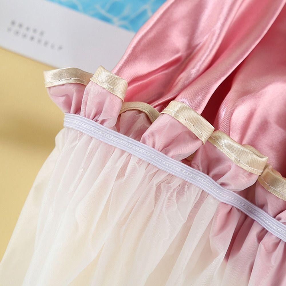 แก๊ซ75 หมวกอาบน้ํากันน้ํา,หมวกอาบน้ําพิมพ์ลายหนาระบายอากาศ,ผ้าคลุมผมแห้งดีไซน์สองชั้นแบบใช้ซ้ําได้ - รูปที่ 7