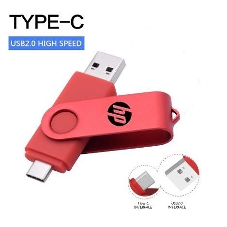CODOTG 2 IN 1 HP 2TB แฟลชไดรฟ์ USB Type-C OTG ความเร็วสูงสําหรับแท็บเล็ตพีซีโทรศัพท์มือถือ