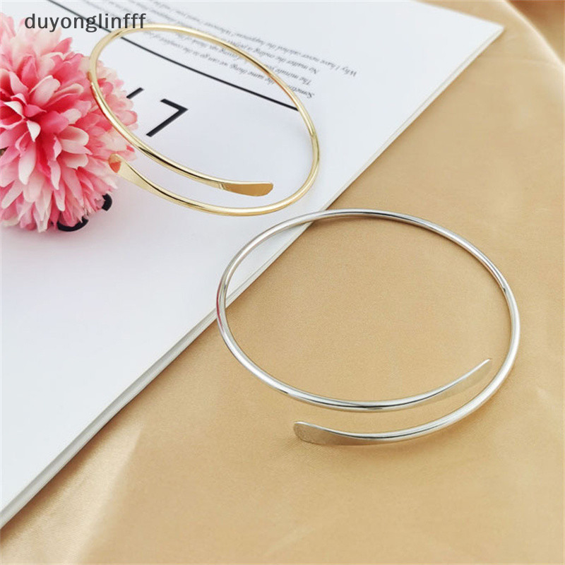 (duyonglinfff โยกอียิปต ์ Swirl ปรับ Filigree Arm Cuff Armlet Armband เปิดกําไลข ้ อมือใหม ่