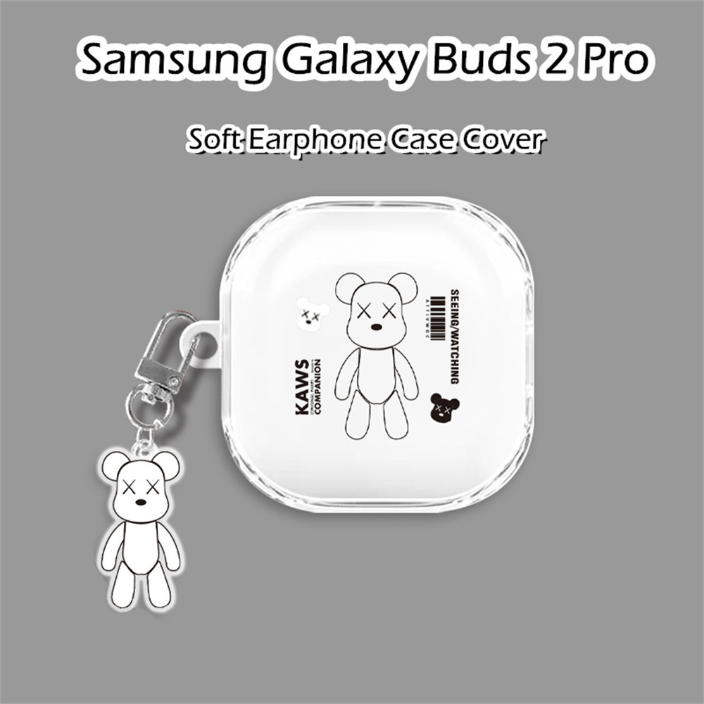 【 คุณภาพสูง 】 สําหรับเคส Samsung Galaxy Buds 2 Pro การ ์ ตูนสไตล ์ สดซิลิโคนอ ่ อนนุ ่ มเคสหูฟังปลอก
