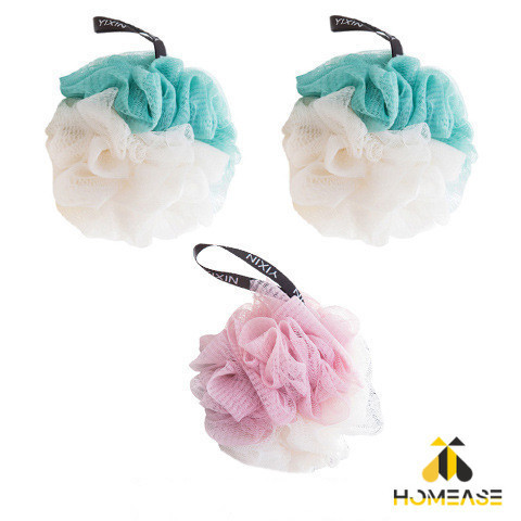 HA ใยขัดผิว สีทูโทน ใยขัดตัว   Body scrub Bath Lily