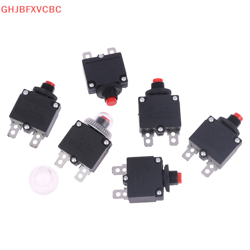 Zhechuiaa.th 5A 6A 8A 10A 15A 20A สวิตช ์ ความร ้ อน Circuit Breaker Overload Protector ฟิวส ์ ราคาใหม ่