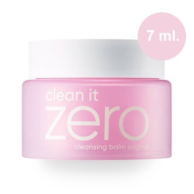 ของแท้ % แทยอน Banila Co Clean it Zero Cleansing Balam 7g. บาล์ม ล้างเครื่องสำอาง คลีนซิ่งบาล์ม ซีโร่ คลีนซิ่ง