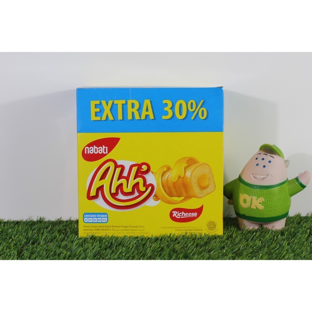 Natabi Ahh’ extra 20% ขนาด 5 กรัม 1 กล่อง บรรจุ 19-20 ชิ้น โดยการประมาณจากน้ำหนัก