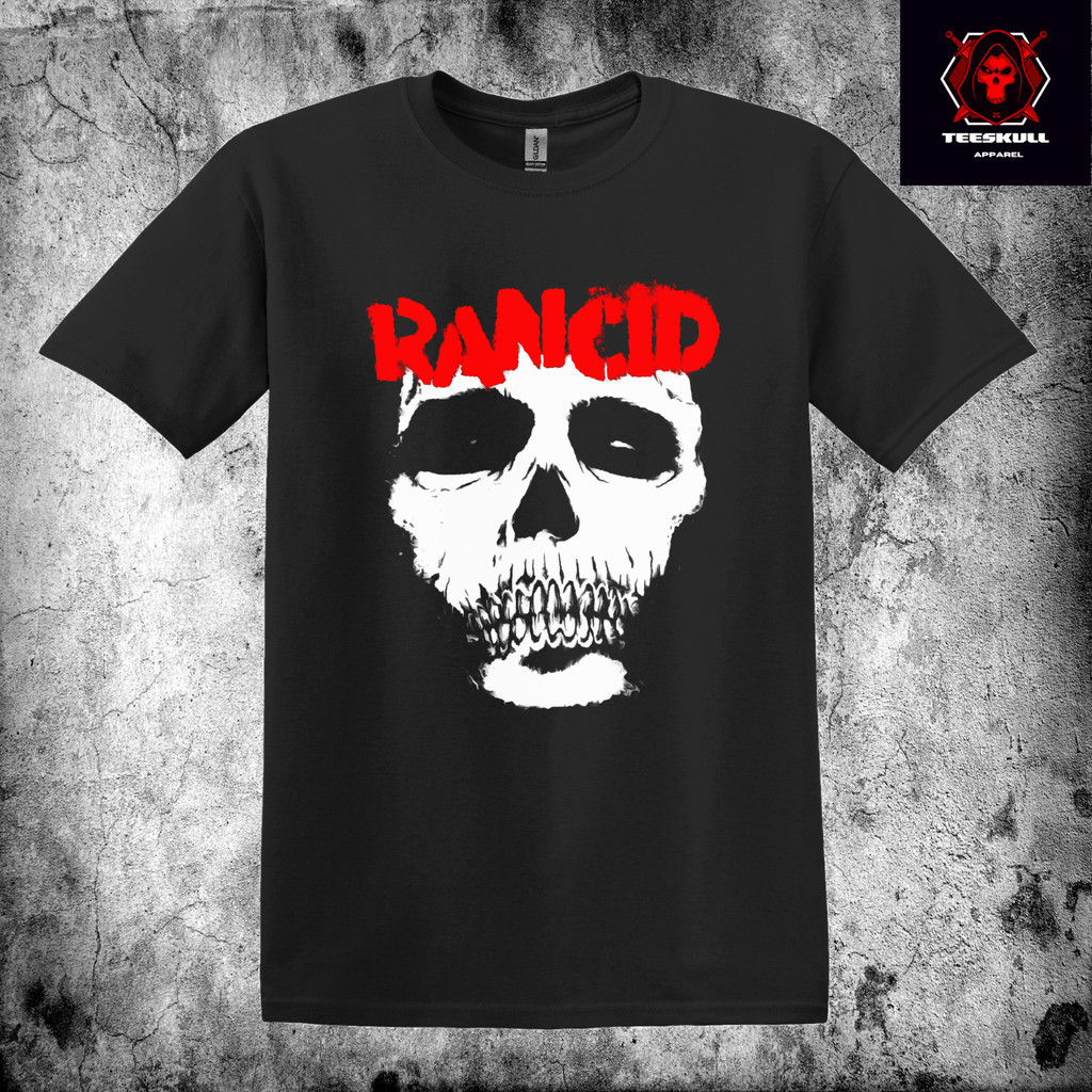 Rancid Heavy Metal Rock Band Retro Tee Heavy Cotton เสื้อยืด Unisex