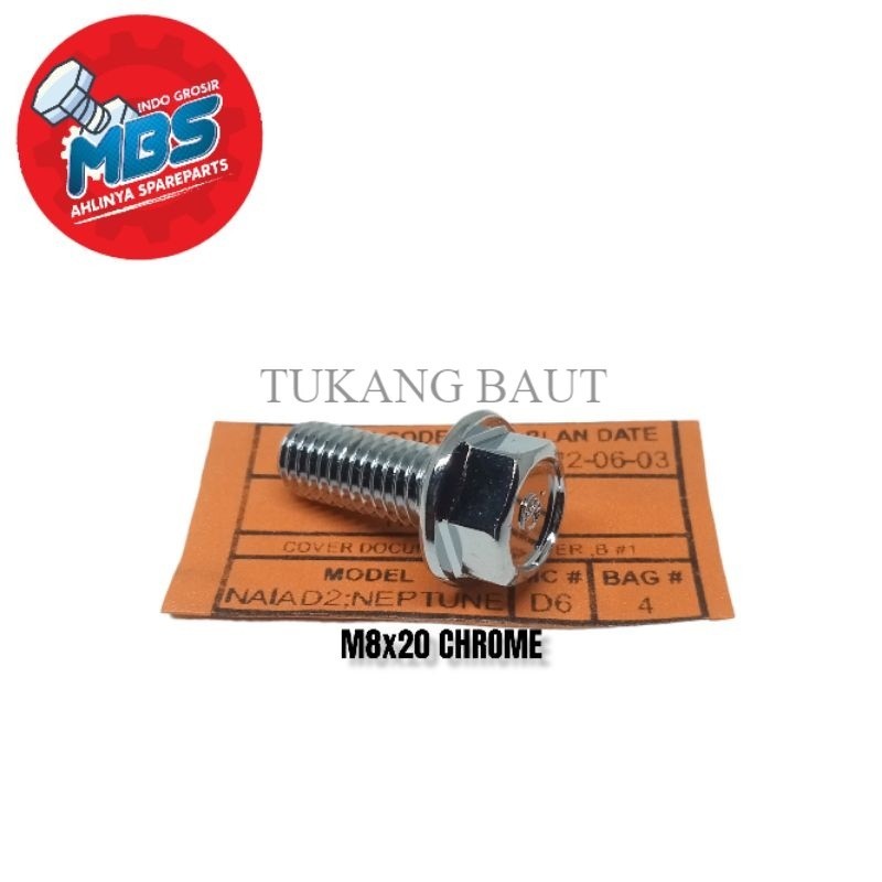 Original 12 Chrome Bolts M8Bu20 POSTEP STEP Bolts