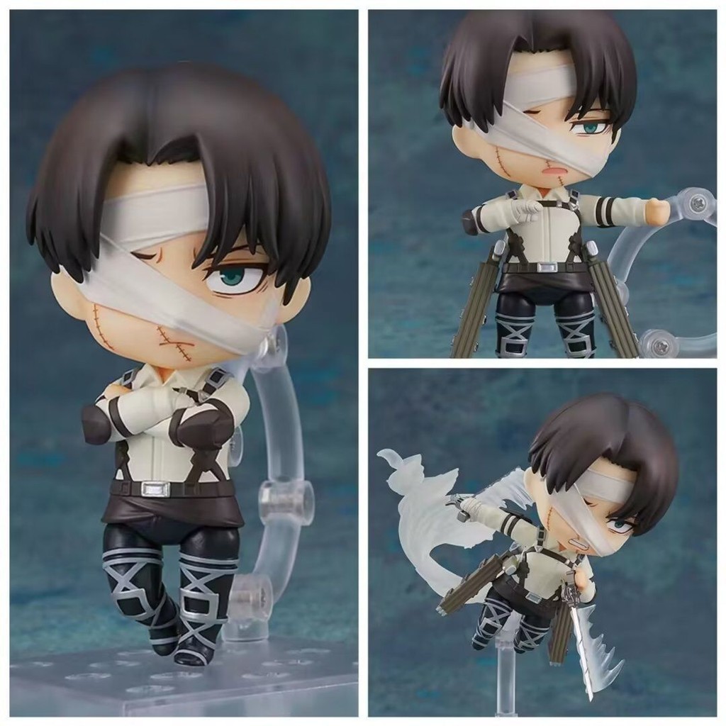 Mhbl Attack on Titan Final Edition กัปตัน Levier 2002 #Q รุ ่ น Clay Movable Figure Boxed Figure Model
