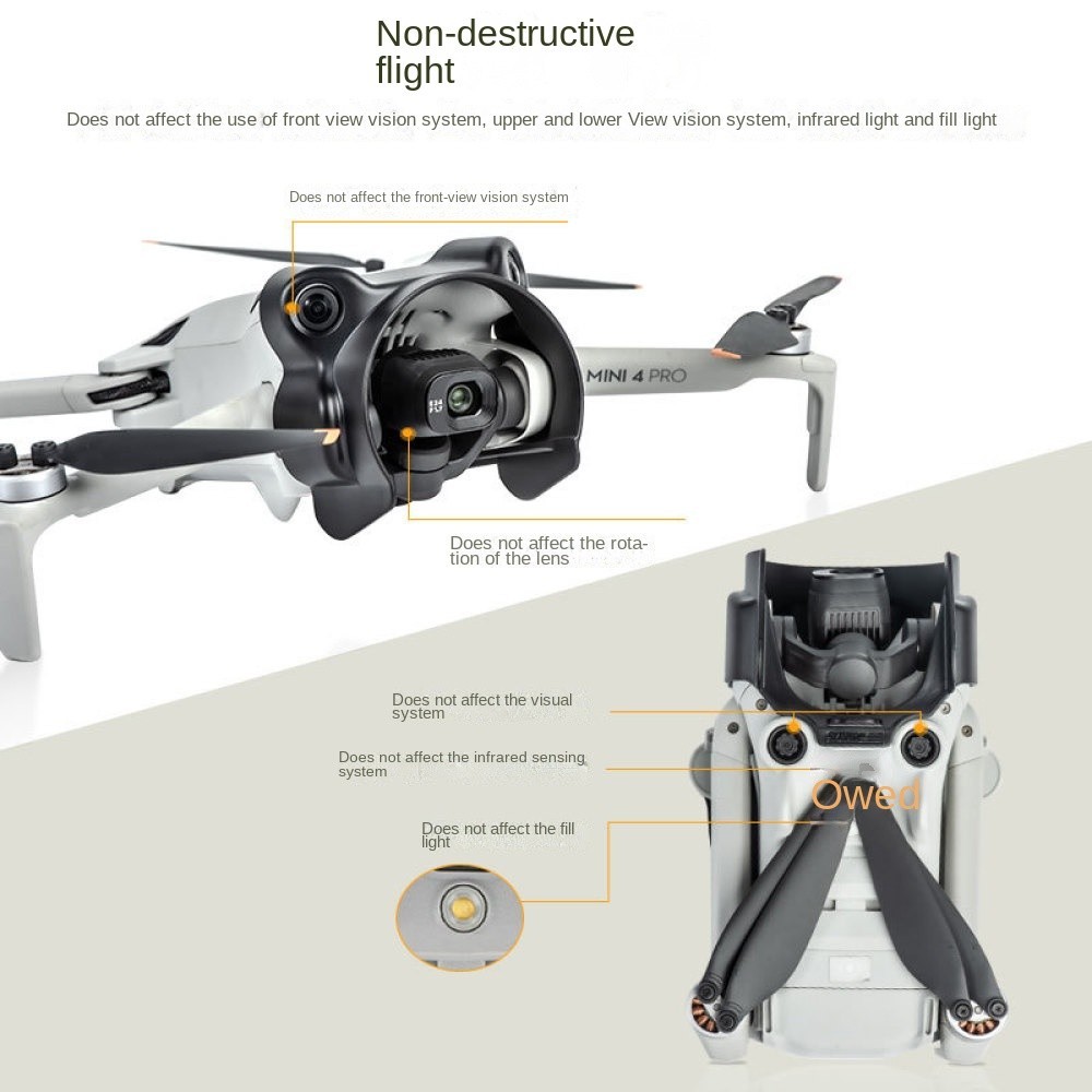 Drone ฝาครอบเลนส์สําหรับ Mini 4 Pro ฝาครอบป้องกันเลนส์ป้องกันแสงสะท้อนกล้อง Gimbal สําหรับ DJI Mini 4 Pro อุปกรณ์เสริม