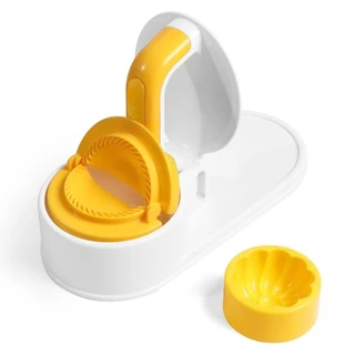 เครื่องทําเกี๊ยว AIRE, เครื่องมือทําเกี๊ยวในครัวเครื่องมือกดแป้ง DIY Dumpling Maker, Easy to Operate Dumpling Wrapper Mold 3 in 1 Dumpling Skin Maker