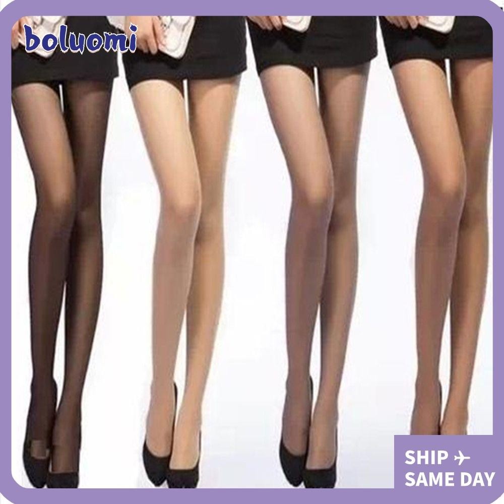 Boluomi ผู ้ หญิง Sheer Tights Plus ขนาดชุดชั ้ นในสตรีสบายถุงน ่ องยืดหยุ ่ น