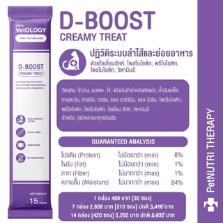 Petheria Vetology ขนมแมวเลียเพื่อสุขภาพ 7 วัน บูสต์ 7 ระบบ ขนาด 15g