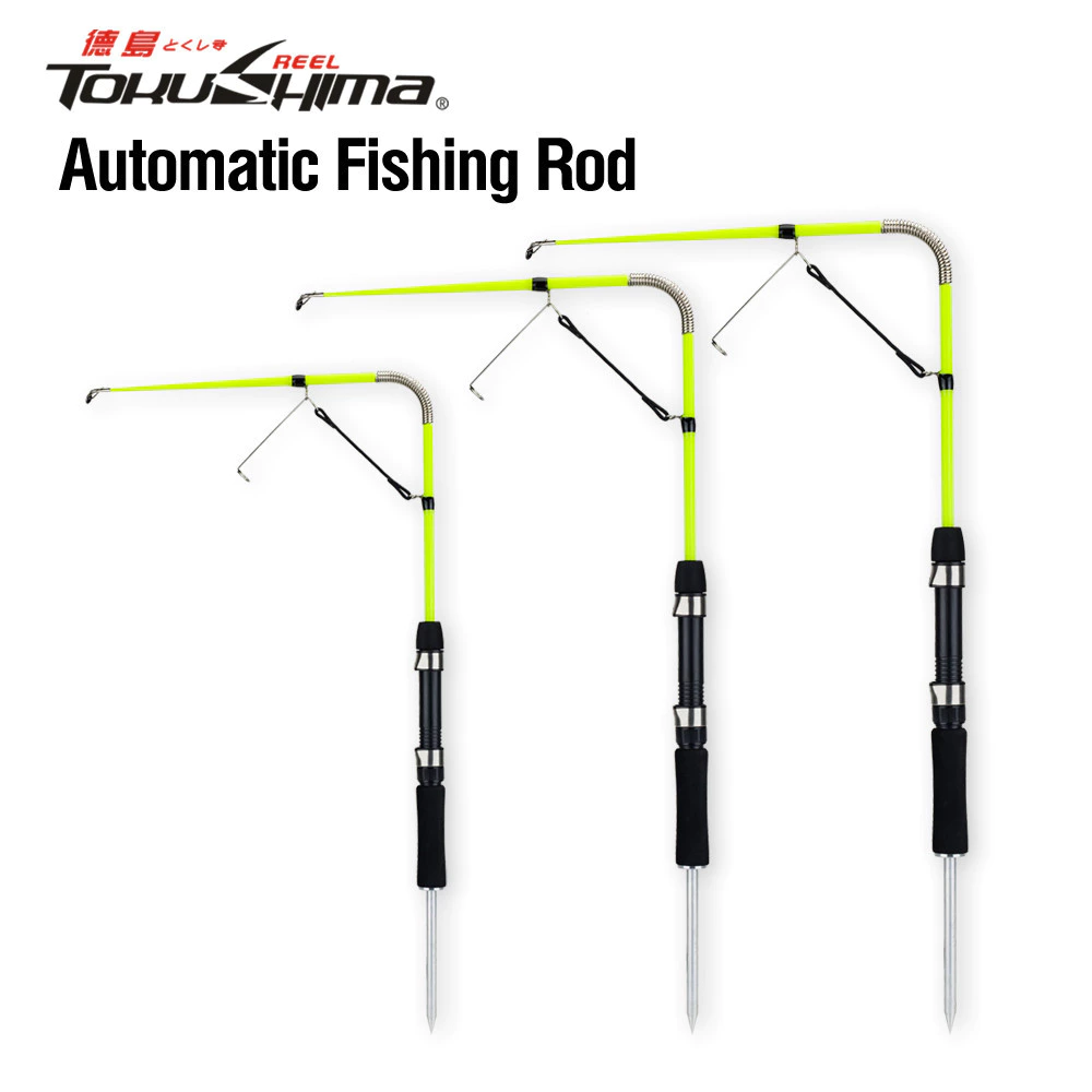 คันเบ ็ ดตกปลาฤดูใบไม ้ ผลิอัตโนมัติแท ่ งตกปลาไฟเบอร ์ กลาสเสาตกปลาแบบปรับได ้ Ultralight Casting Rod พร ้ อมขาตั ้ งรองรับพื ้ นแบบถอดได ้
