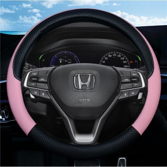 All Model  Honda Car Leather Steering Wheel Cover Penutup Stereng  Fit City Civic Jazz BRV CRV HRV C