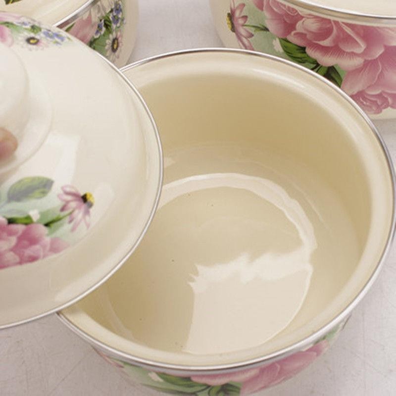 หนา 16-20 ซม.เคลือบเคลือบหม้อซุปฐานทอด Non-Stick กระทะต้มหม้อสตูว์ Decoction ยา Lard ชามหม้อบะหมี่กึ่งสําเร็จรูป 7GIM - รูปที่ 4