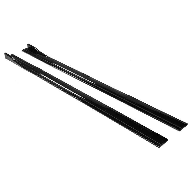 คุณภาพสูง 8pcs 2.2 M รถด้านข้างกระโปรง Extension Splitter Winglet ด้านข้าง Wing กันชน Lip สําหรับ BMW G30 G31 M กีฬา 2017-2019 ราคา ถูกที่สุด ดีลบีเคเค แกลเลอรีภาพที่ 9