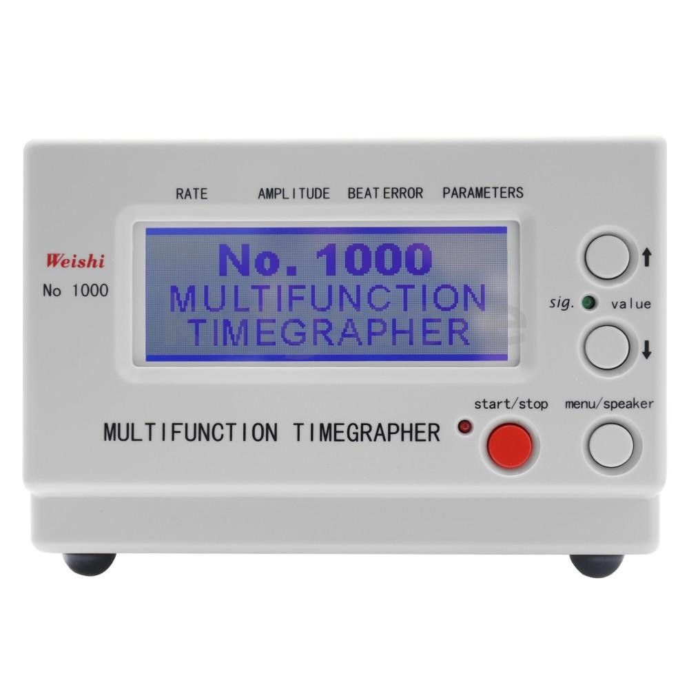 Weishi No.1000 มัลติฟังก ์ ชั ่ น Professional Timing Timegrapher เครื ่ องทดสอบนาฬิกาสําหรับซ ่ อมและงานอดิเรกนาฬิกาเครื ่ องมือ