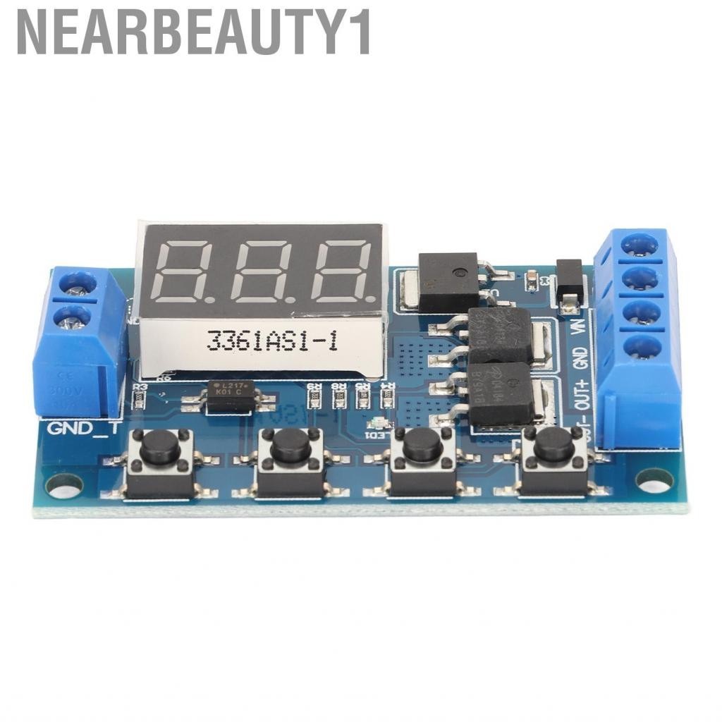 Nearbeauty1 LED Digital Time Delay Relay Trigger Cycle Timer Switch Circuit Board