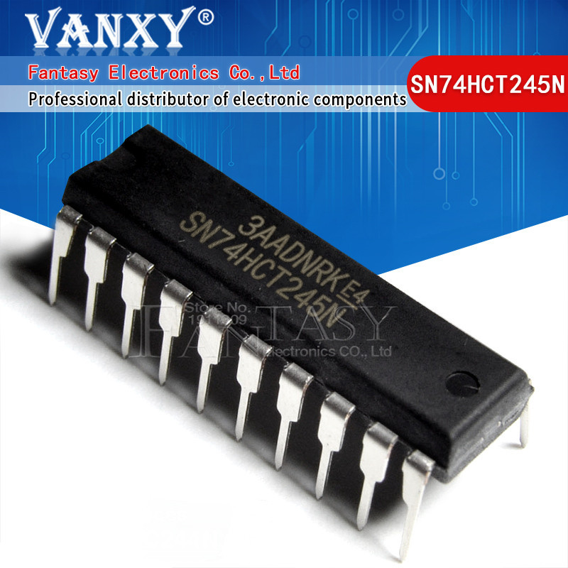 10pcs SN74HCT245N 74HCT245 74HCT245N DIP-20 SN74HCT244N SN74HCT273N SN74HCT373N SN74HCT374N SN74HCT541N SN74HCT573N SN74HCT574N ส ่ วนประกอบอิเล ็ กทรอนิกส ์