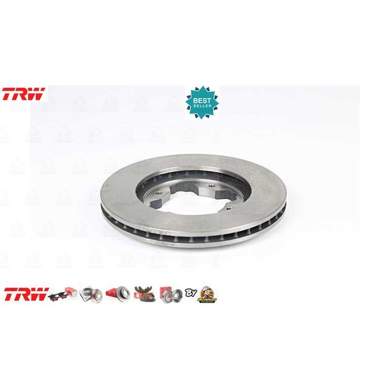 TRW จานดิสเบรคหน้า จานเบรคหน้า 1 คู่ / 2 ใบ HONDA Accord G.4 ตาเพชร ปี 1990-1993  DF 2024 ขนาด 259 mm