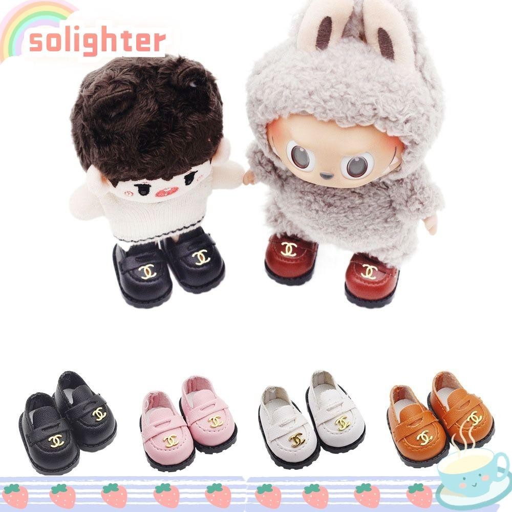 รองเท้า SOLIGHTER Labubu Doll, Labubu Time To Chill Filled|รองเท้าผ้าใบลําลอง,ตุ๊กตา JP 1/6 ตุ๊กตาBJD EXO KPOPตุ๊กตาตุ๊กตาอุปกรณ์เสริมสําหรับ 15-20 ซม.Labubu
