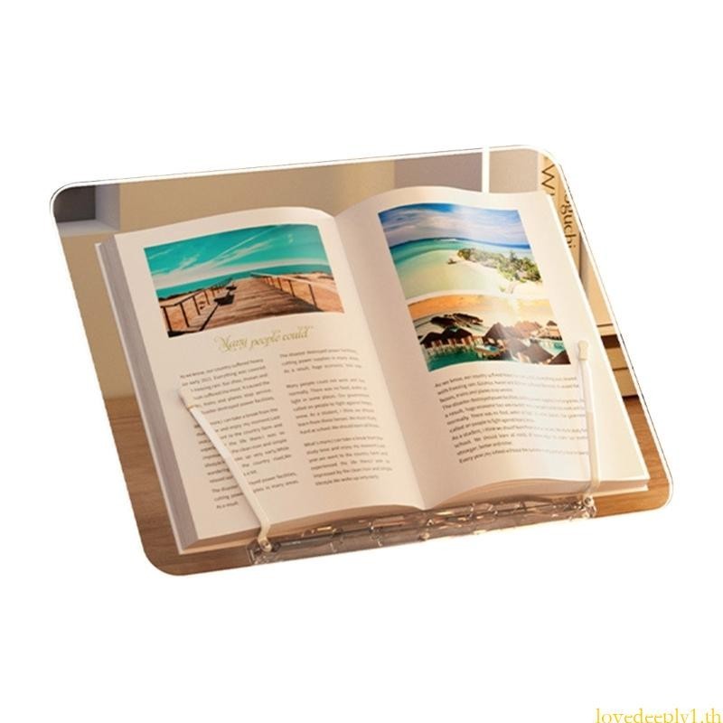 Love Reading Stand Recipe Book Stand Book Holder for Reading Adjustable Folding Rack