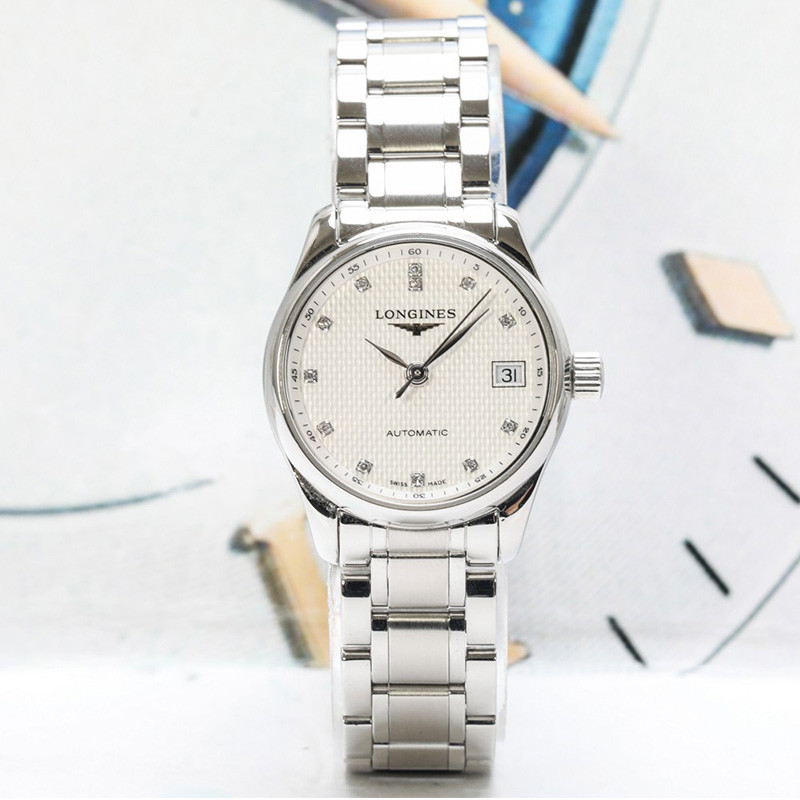 Longines Longines Longines นาฬิกาหญิงที ่ มีชื ่ อเสียง Craftsman Series Automatic Mechanical Ladies Watch L2.128.4.77.6