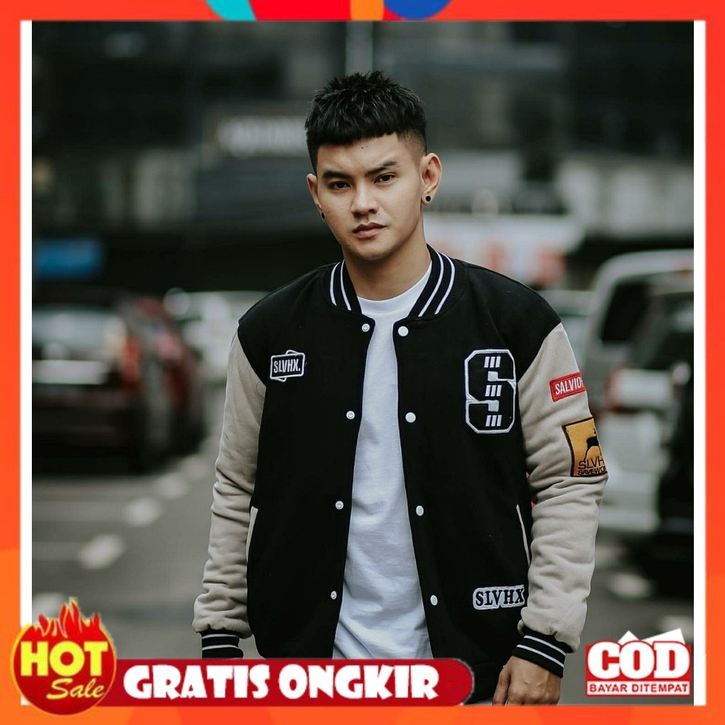 COOL, SOFT, THICK MATERIAL / VARSITY BASEBALL JACKET - BASEBALL JACKET - VARSITY ZADE SUPPLY JACKET 