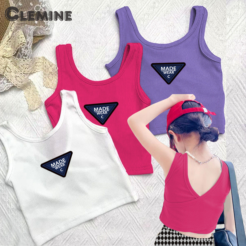 Clemine เสื้อกล้ามแขนกุดสำหรับเด็กสไตล์เจ้าหญิงบาง ๆ ของเด็กผู้หญิง