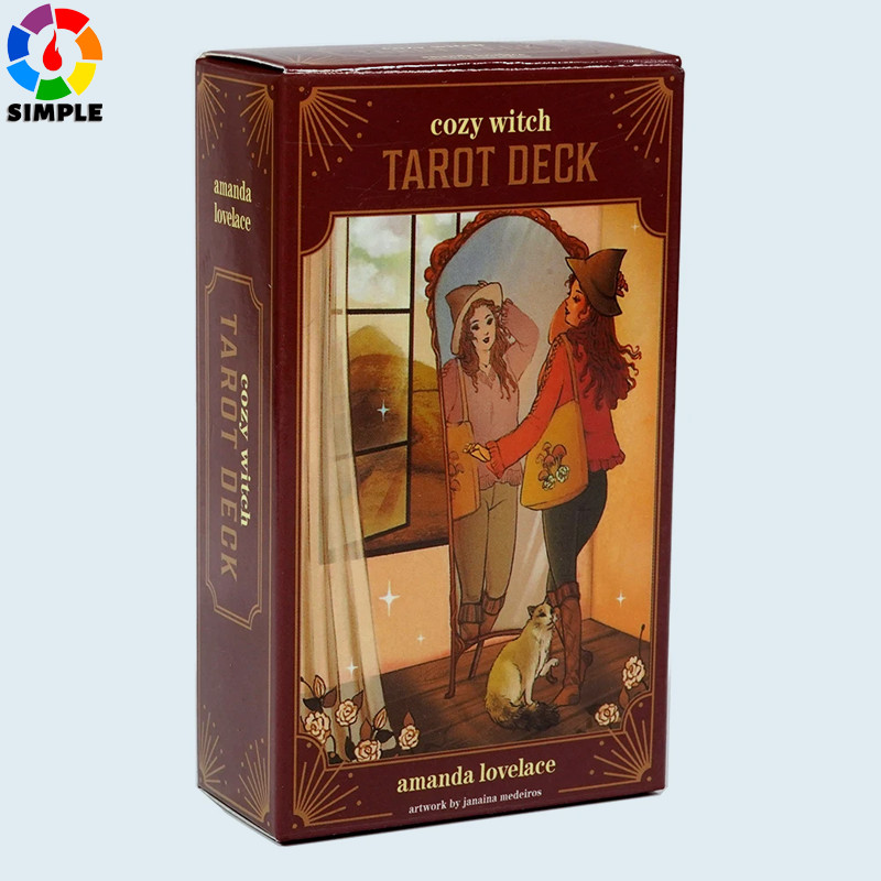Cozy Witch Tarot Deck The Creators Behind The Believe In Your Own Magic Oracle Deck Witch Tarot 78pcs Card Deck