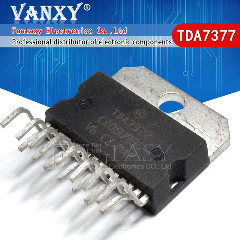 5pcs TDA7377 ZIP-15 2 x 30WDUAL/QUAD POWER AMPLIFIER สําหรับรถ RADIO TDA7377 CD7377 YD7377 อิเล็กทรอ