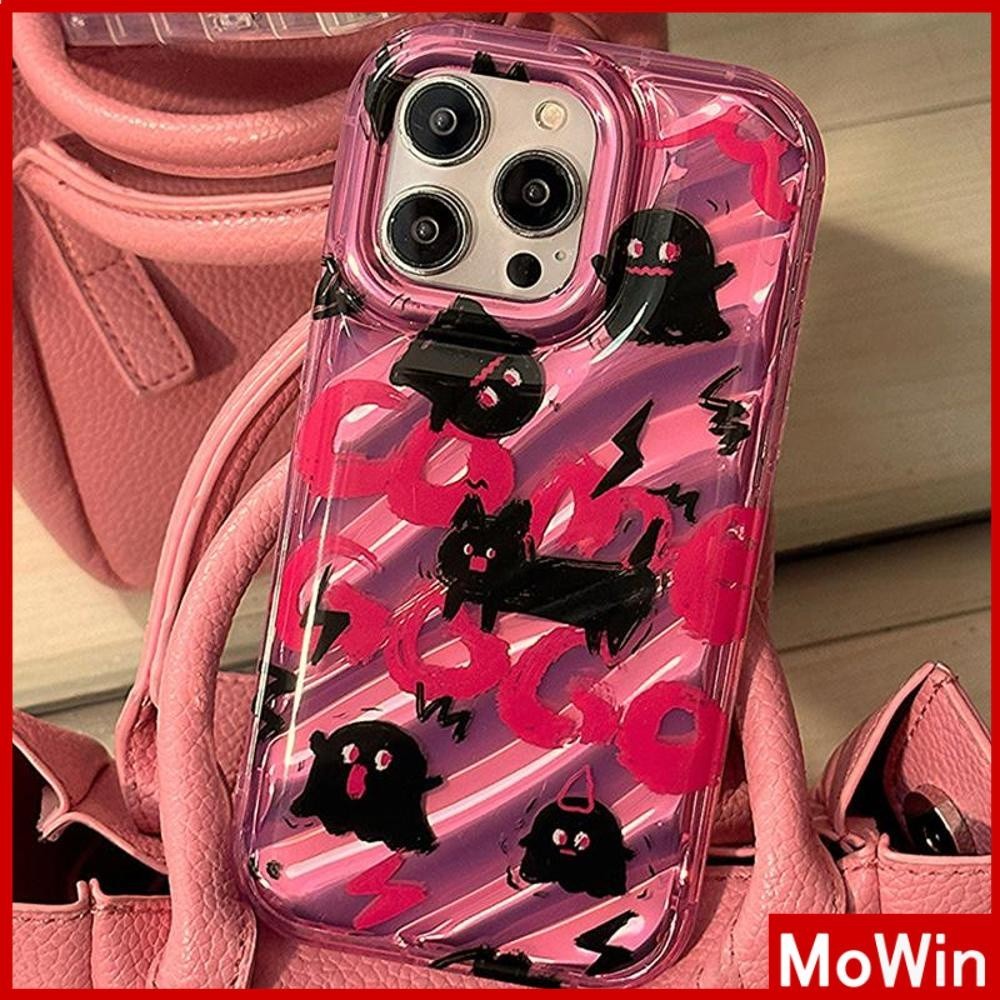 Mowin - เข้ากันได้สำหรับ 15 เคสไอโฟน11 เคส iphone 11 เลเซอร์สะท้อนแสงเคสใส TPU เคสนิ่มถุงลมกันกระแทก