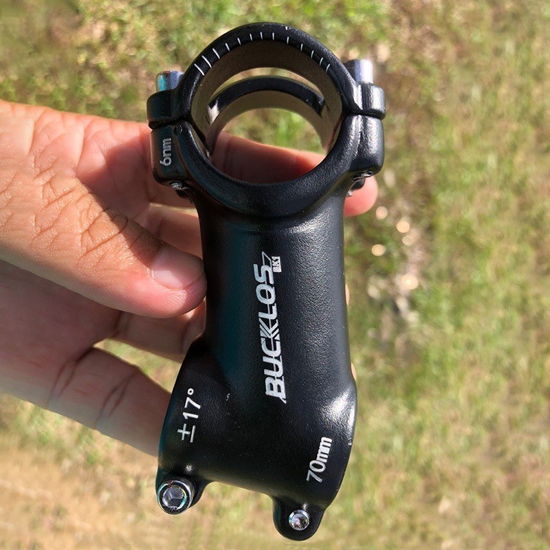 BUCKLOS 7/17/22 ° MTB สเต็ม 31.8mm คอแฮนด์จักรยานเสือภูเขา คอแฮนด์จักรยาน 60/70/80/90/100mm คอแฮนด์ สเตมจักรยาน