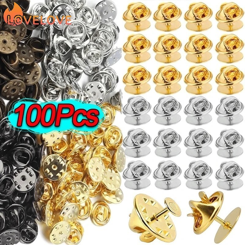 Diy หมวกผีเสื้อเข็มกลัดอุปกรณ์เสริมชุดหัวเข็มขัด Pin - ทําโลหะเล็บ Tie Studs Badge Tacks Spur เข็มเครื่องประดับอุปกรณ์เสริม