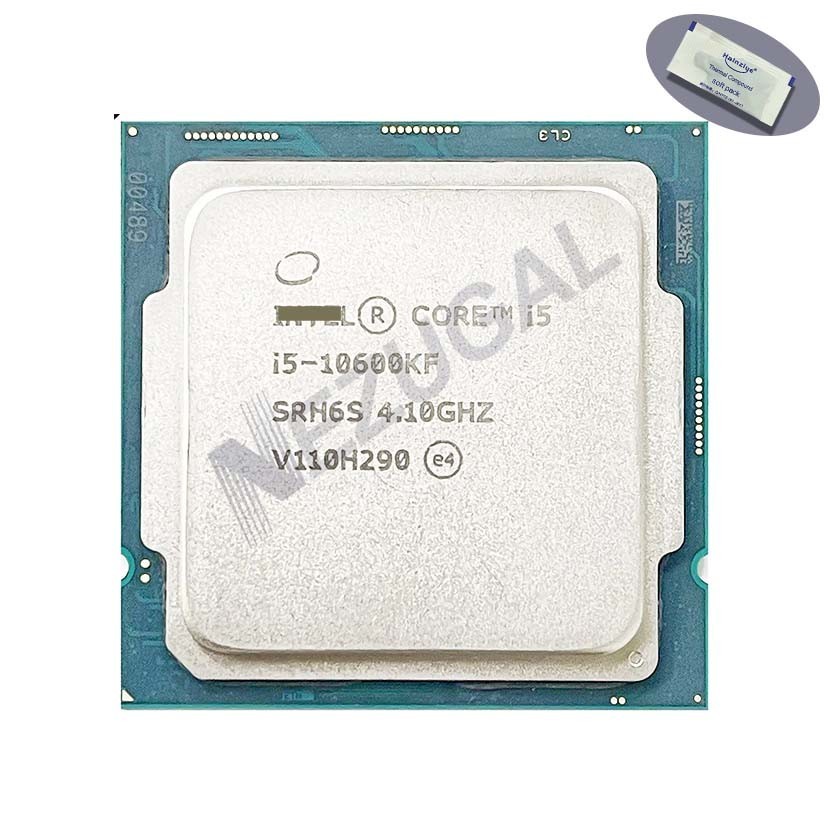 I5-10600KF I5 10600KF SRH6S 4.10 สูงสุด 4.80 Ghz Six Core 12M 125W LGA1200 CPU โปรเซสเซอร์