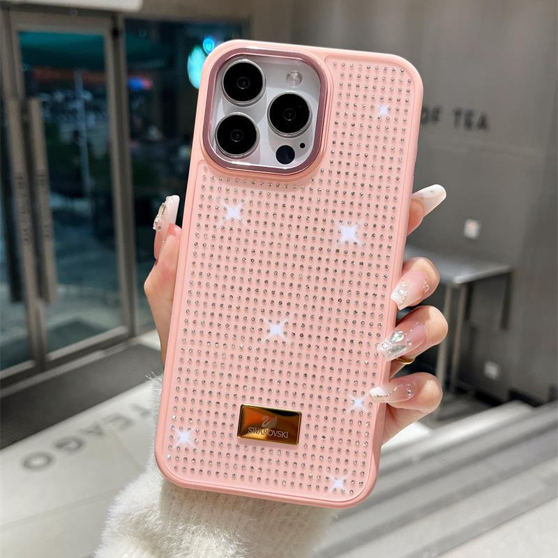 Caseing 15promax 15 15plus สําหรับ iPhone 14 12 11 13 Pro Max หรูหรา Swarovski กรณี Bling Rhinestone เพชรคริสตัลฝาครอบโทรศัพท์สําหรับ iPhone 14 Pro Max ผู้หญิงแฟชั่น
