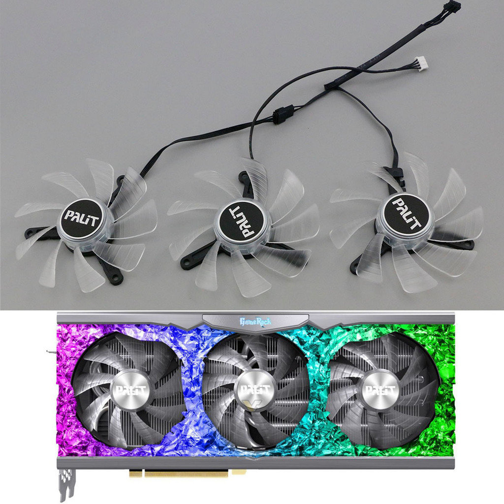 PALIT/同 RTX 3070 3070ti 3080 3080ti 3090 GameRock显卡พัดลม