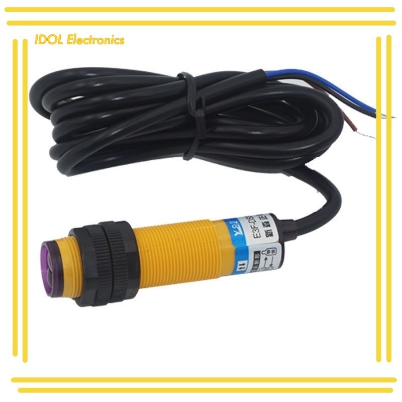 E3F-DS30c4  M18 10 ซม.การตรวจจับ NPN E3F-DS30c4 เซ็นเซอร์ตาแมว  photoelectric SENSOR SWITCH i ร้านเร