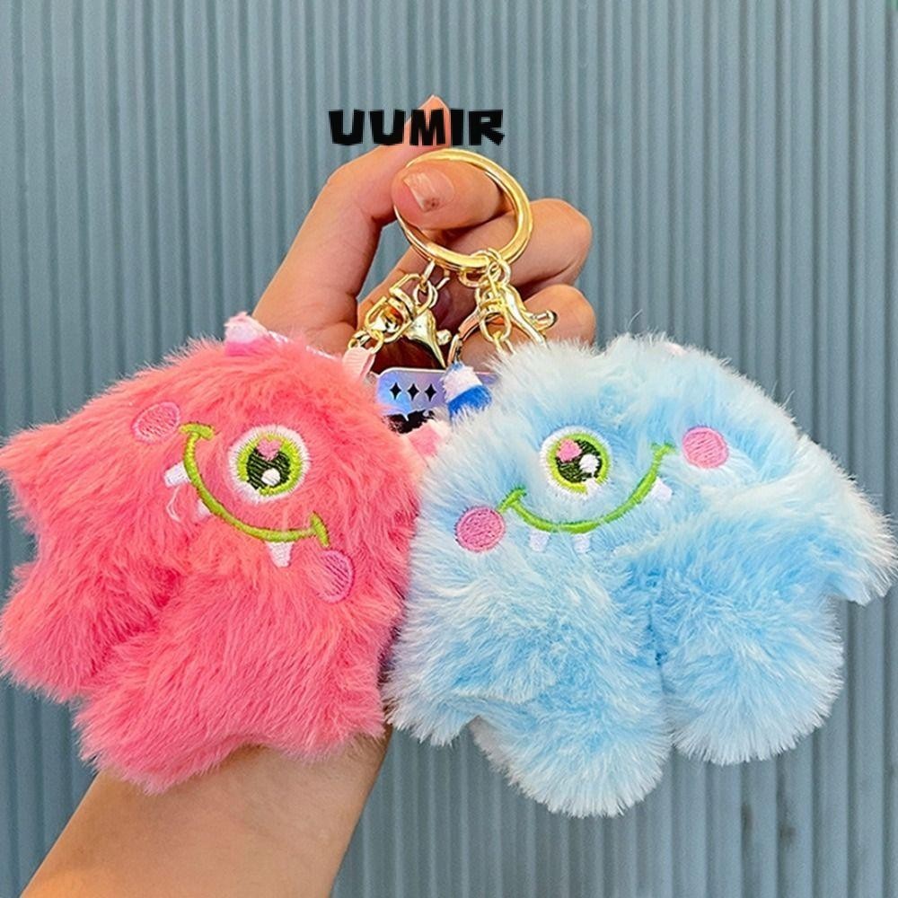 UUMIR จี้ตุ๊กตาไซคลอปตาโต,พวงกุญแจตุ๊กตาแฟชั่น ทําเอง,น่ารักเร็กซ์กระต่ายผม น่าร