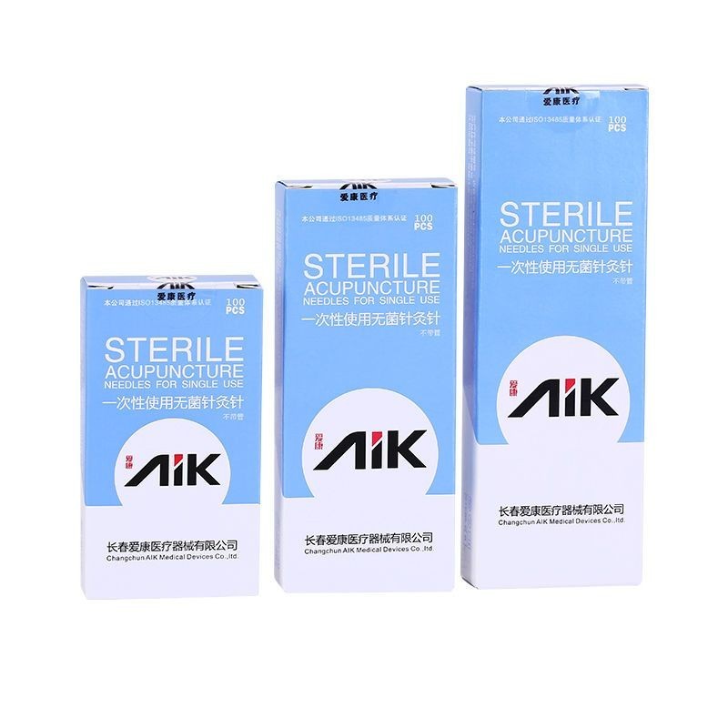 Aik Aikang 100 Flat Handle Medicine เม็ดทิ้ง AiK Aikang 100 เม็ดแบบดั้งเดิมเข็มความงามเม็ด Non-Silve