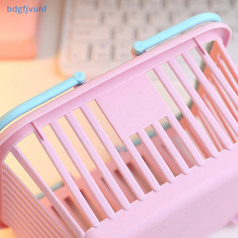 Bdgf ห้องครัวตะกร้า Hollow แบบพกพา Bath ตะกร้าเดสก์ท็อปตะกร้าผลไม้ของเล่นเด็กขนมขบเคี้ยวพลาสติก TH - รูปที่ 2