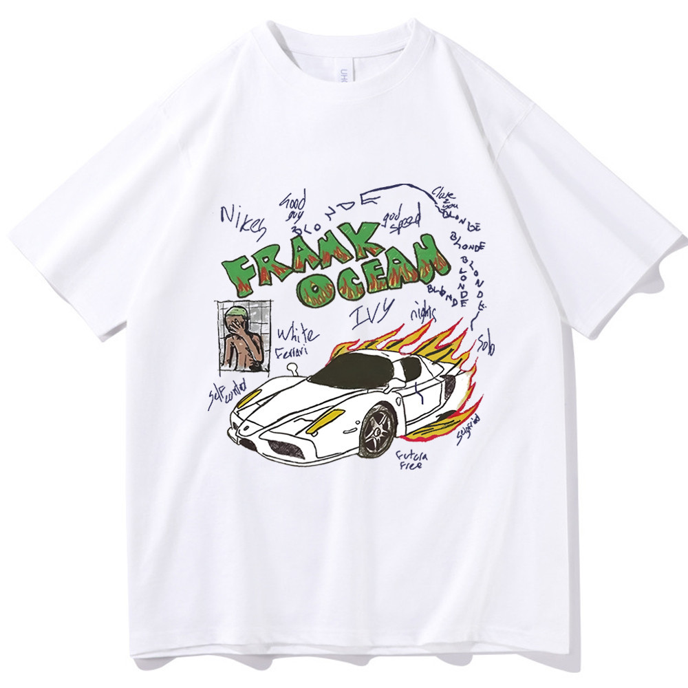 T-ShirtFrank Ocean Shirt Frank Ocean Music Shirt Frank Ocean Merch Gift for Frank Ocean Fan O-Neck S