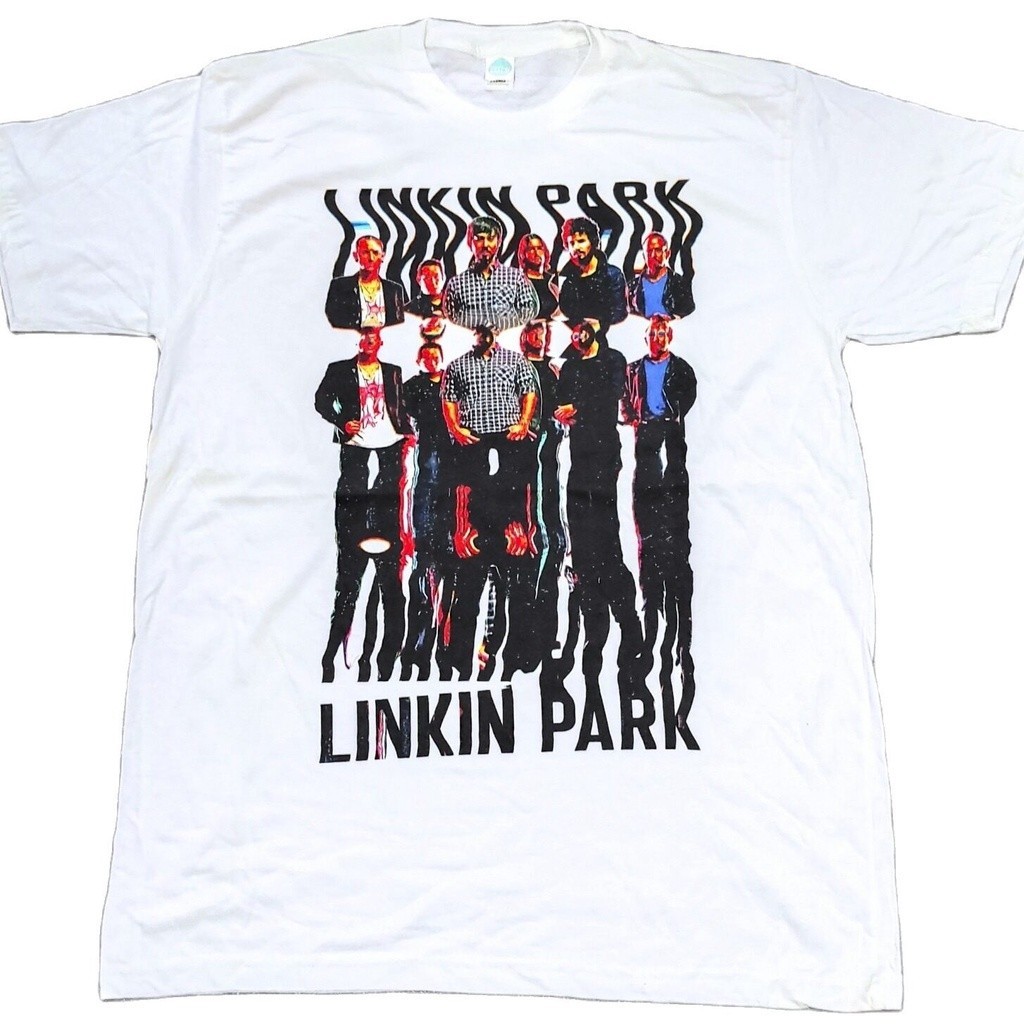 👕Linkin Park เสื้อยืดผ้าฝ้าย  เสื้อยืดคอกลม[COD] เสื้อยืดวง LINKIN PARK ลิขสิทธิ์แท้ oversizeS-5XL