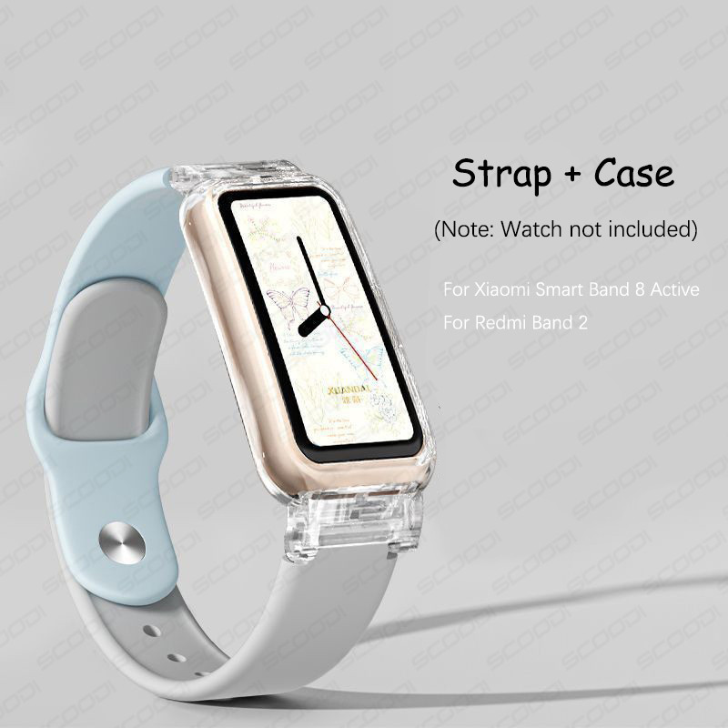 สายซิลิโคนสําหรับ Xiaomi Smart Band 9 Active / 8 Active Watch Band สําหรับ Redmi Band 3 2 แฟชั่นสีทึบสร้อยข้อมือนุ่มเปลี่ยนสายรัดข้อมือ ราคา ถูกที่สุด ดีลบีเคเค แกลเลอรีภาพที่ 7