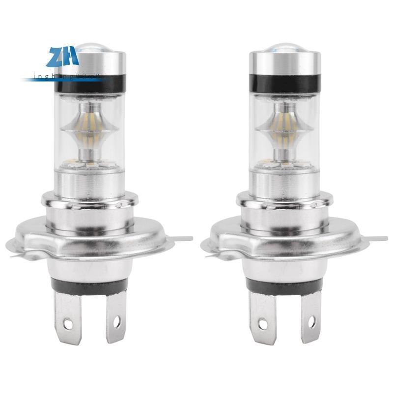 2 ชิ้น Led H4 Hb2 9003 หลอดไฟ 100 วัตต์ 20Led ไฟตัดหมอกรถยนต์ไฟหน้า 6000 พันสีขาว
