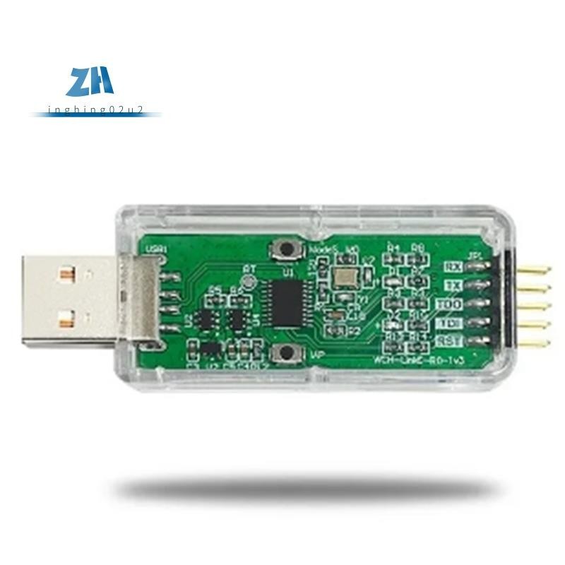 Wch LinkE ออนไลน์ดาวน์โหลด Debugger สถาปัตยกรรม MCU/SWD อินเทอร์เฟซ ARM ชิป 1 พอร์ตอนุกรมไปยัง USB
