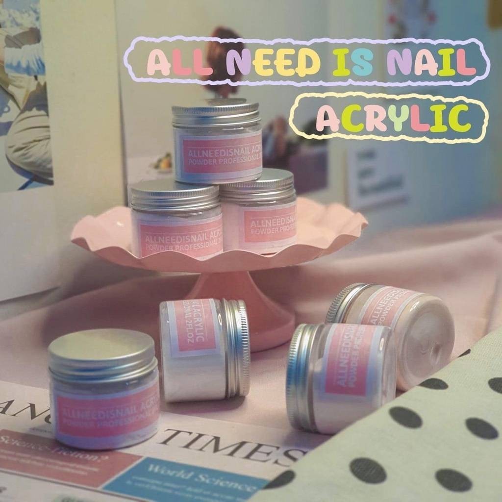 ผงอคริลิค ACRYLIC สำหรับทำเล็บ 45 กรัม พร้อมส่ง​