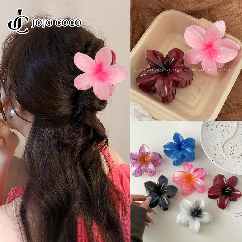 Jojo COCO Gradient Candy สี Frangipani Shark คลิปแฟชั่นเทศกาลผู้หญิงอุปกรณ์เสริมผม