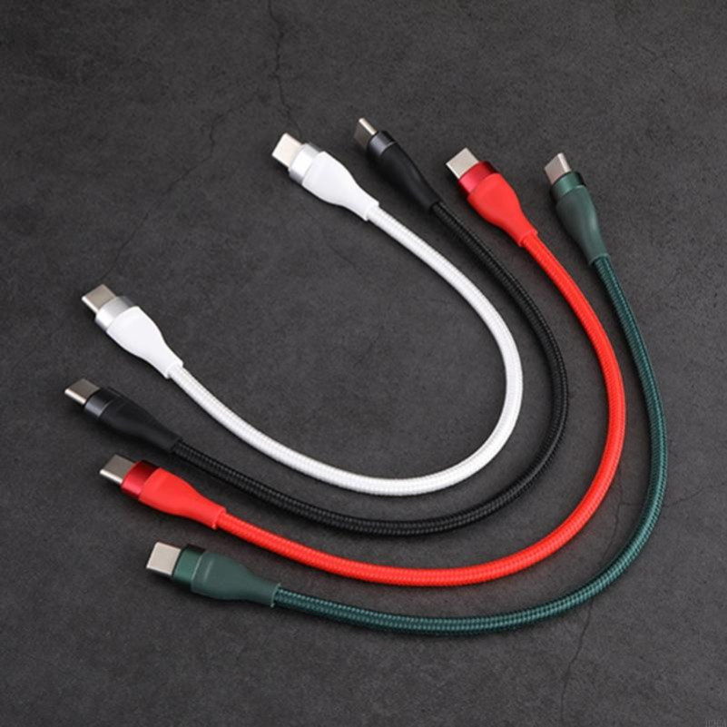 สายชาร์จ USB C เป็น USB C แบบสั้น,สายชาร์จ Type C ชาร์จเร็ว 66W สําหรับ xiaomi โทรศัพท์และสวิตช์และอื่นๆ