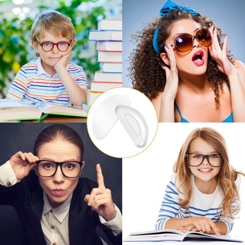 แผ่นรองจมูกแว่นตาพร้อมไขควง/ซิลิโคนห้องปรับอากาศวงเล็บจมูก/กันลื่นเปลี่ยนแผ่นรองจมูกซ่อมเครื่องมือ - รูปที่ 5